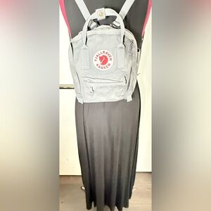 Fjallraven Kanken Classic Gray and Red Backpack